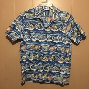 Fish all over print vintage 9th Wave Men's S All Over Fish
